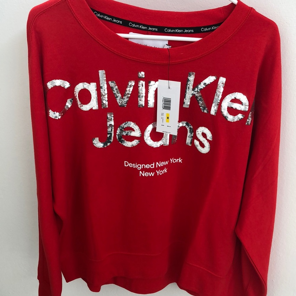 Brand New Red Calvin Klein Sweatshirt ♥️
